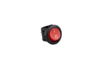 20mm Black Body 1NO w/o Illumination with Terminal (0-I) Marked Red A71 Series Rocker Switch